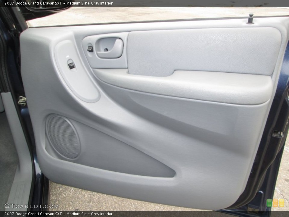 Medium Slate Gray Interior Door Panel for the 2007 Dodge Grand Caravan SXT #91301487
