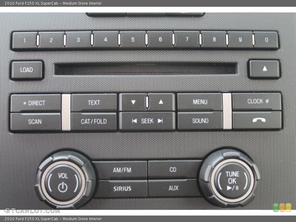 Medium Stone Interior Controls for the 2010 Ford F150 XL SuperCab #91307100