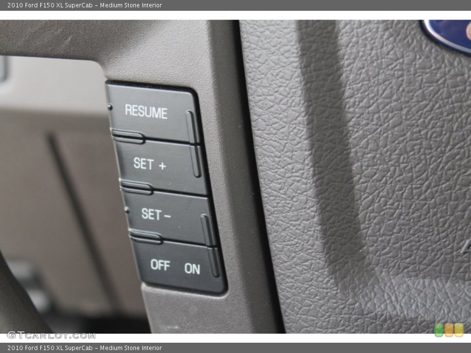 Medium Stone Interior Controls for the 2010 Ford F150 XL SuperCab #91307140