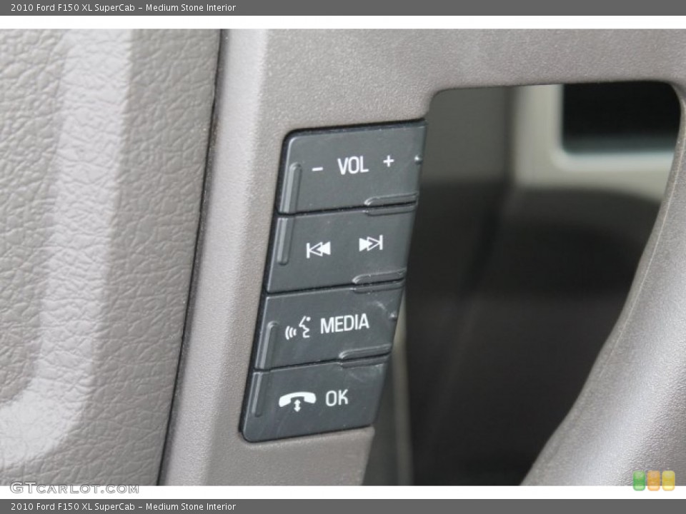 Medium Stone Interior Controls for the 2010 Ford F150 XL SuperCab #91307154