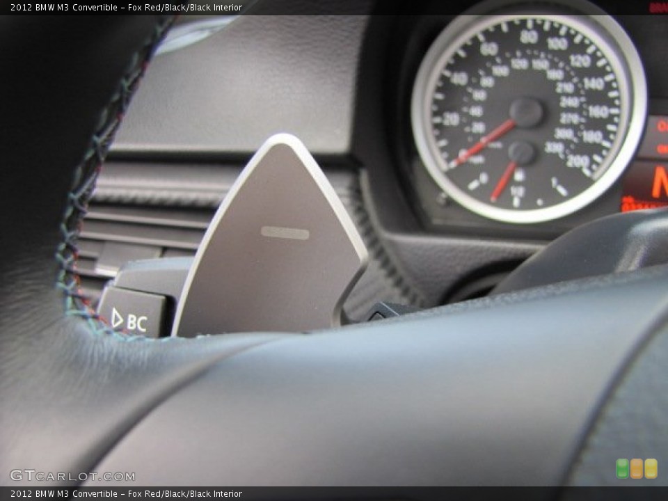 Fox Red/Black/Black Interior Transmission for the 2012 BMW M3 Convertible #91308665