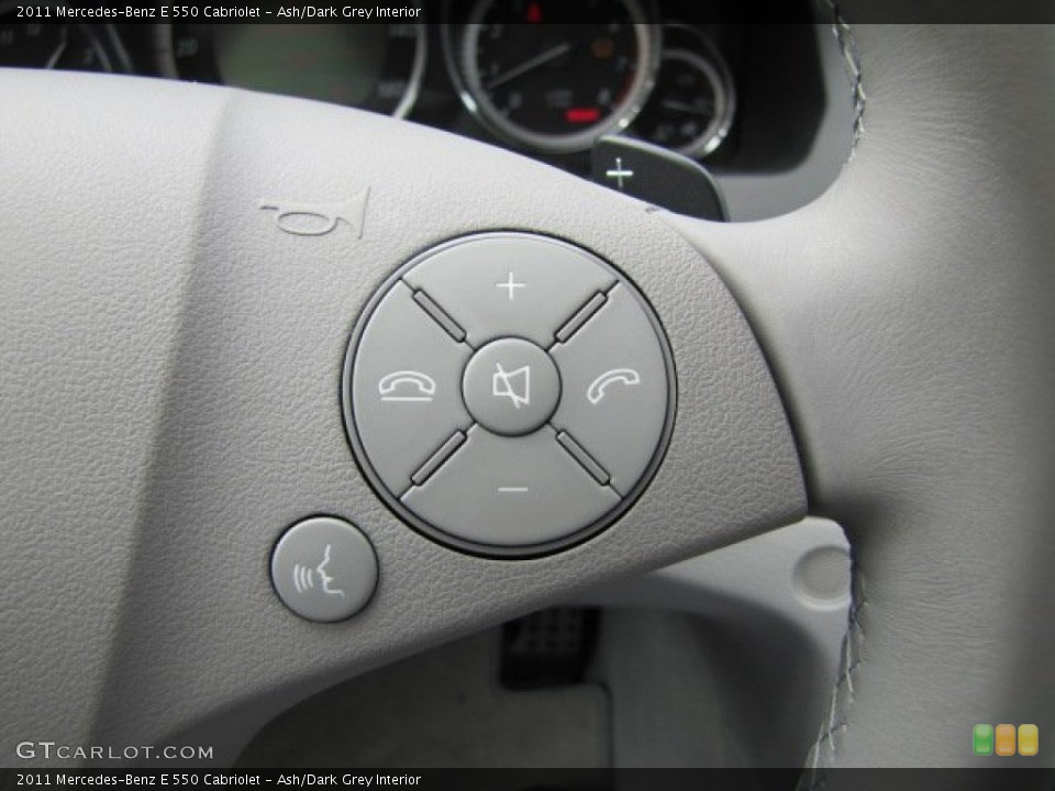Ash/Dark Grey Interior Controls for the 2011 Mercedes-Benz E 550 Cabriolet #91309773