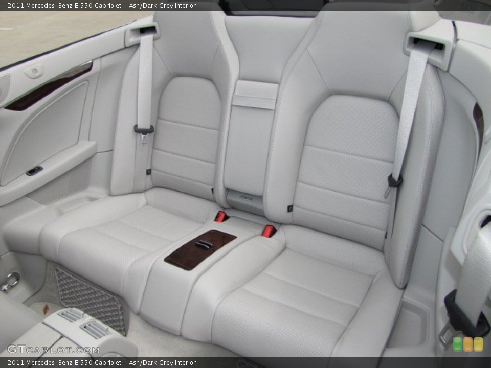 Ash/Dark Grey Interior Rear Seat for the 2011 Mercedes-Benz E 550 Cabriolet #91310133