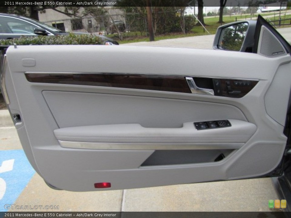 Ash/Dark Grey Interior Door Panel for the 2011 Mercedes-Benz E 550 Cabriolet #91310214