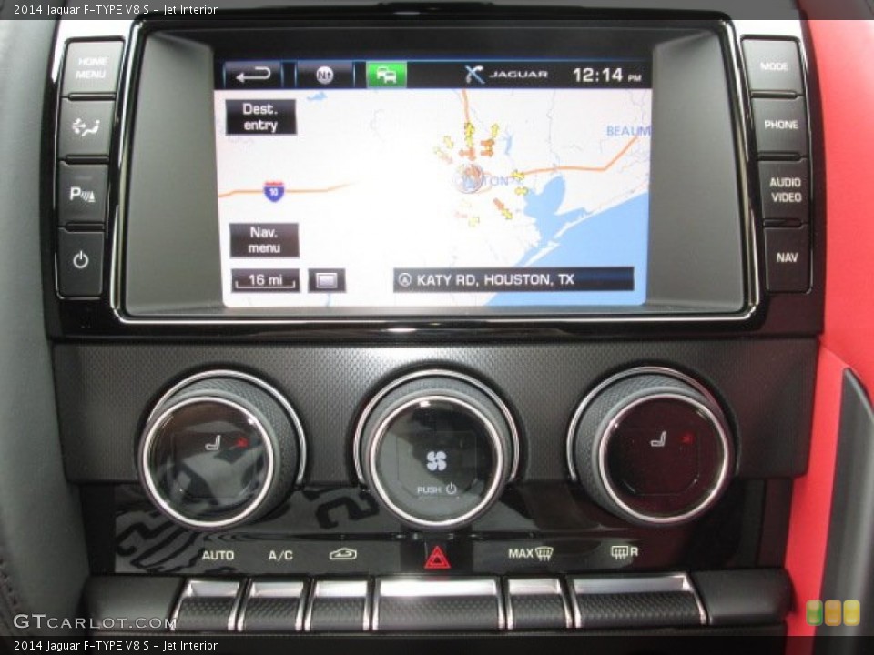 Jet Interior Navigation for the 2014 Jaguar F-TYPE V8 S #91312149