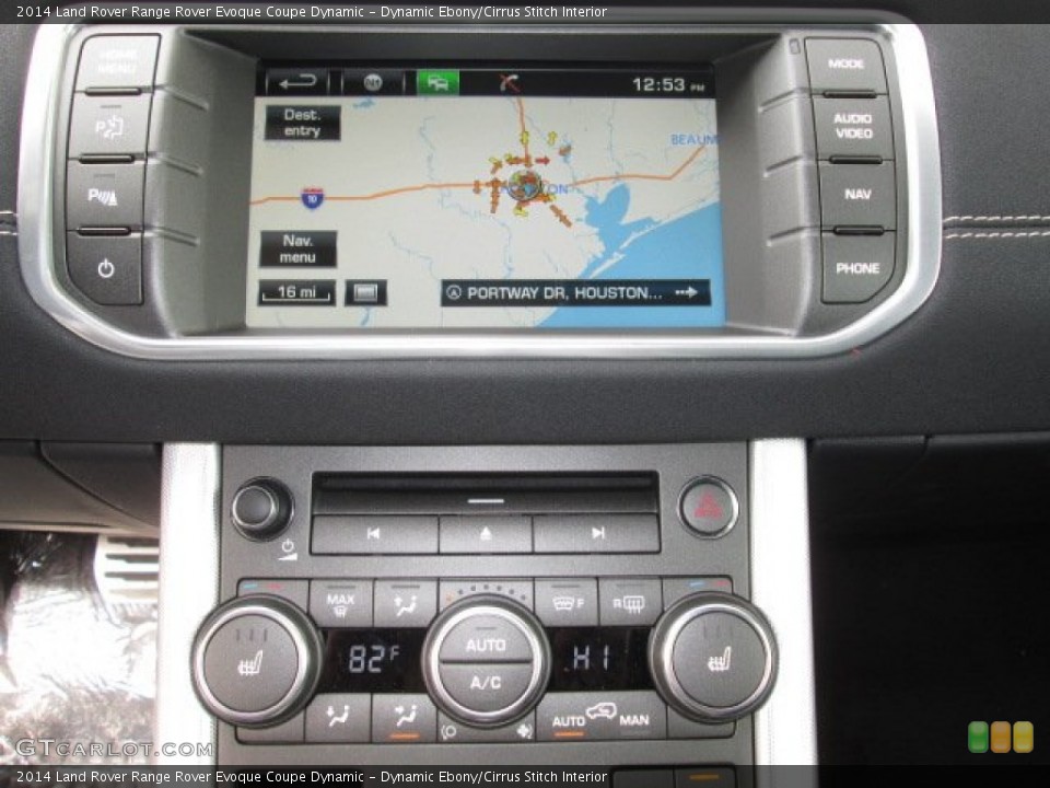 Dynamic Ebony/Cirrus Stitch Interior Navigation for the 2014 Land Rover Range Rover Evoque Coupe Dynamic #91312317