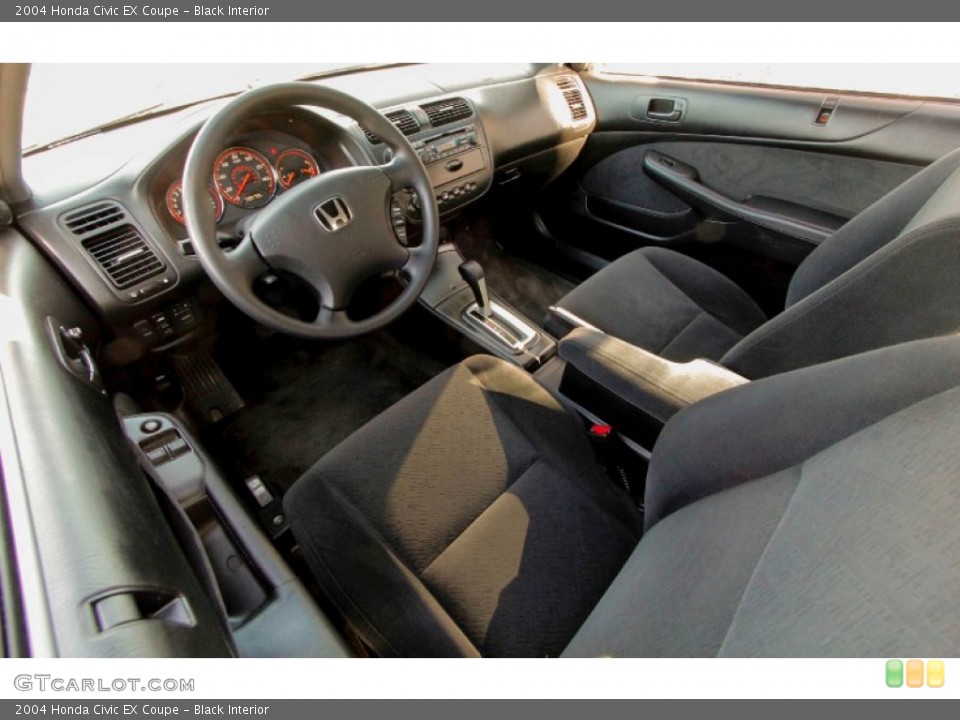 Black Interior Photo for the 2004 Honda Civic EX Coupe #91314326
