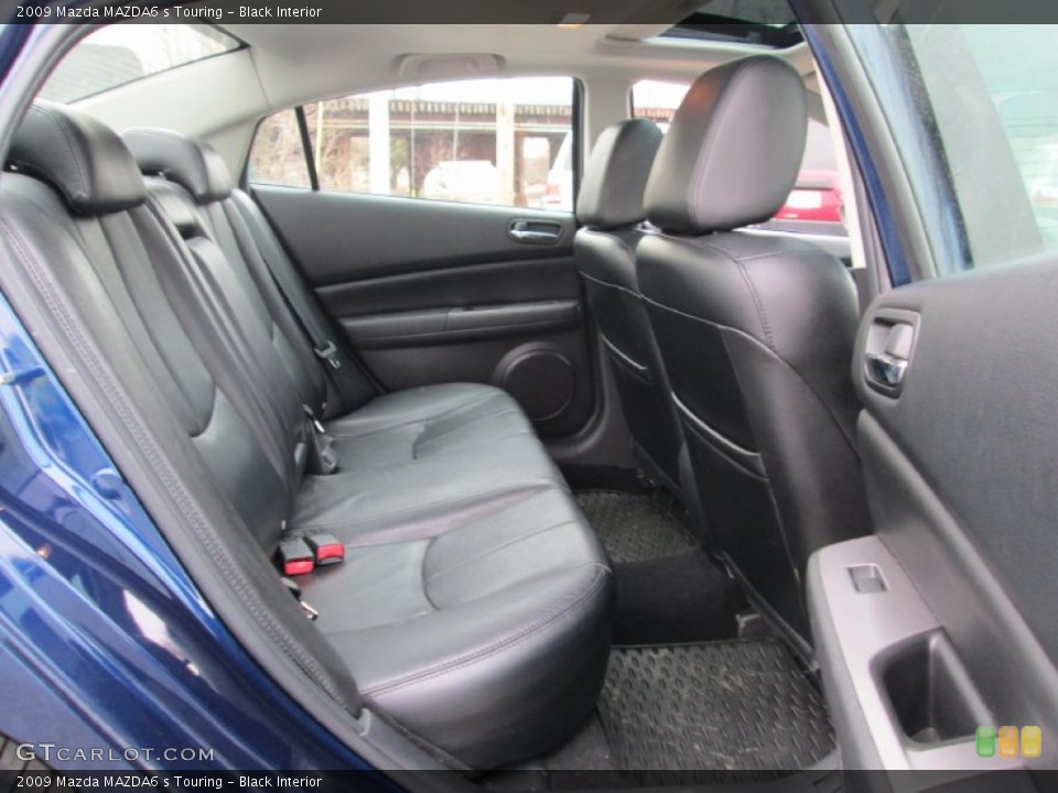Black Interior Rear Seat for the 2009 Mazda MAZDA6 s Touring #91318389