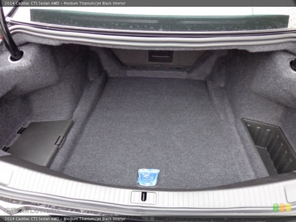 Medium Titanium/Jet Black Interior Trunk for the 2014 Cadillac CTS Sedan AWD #91320568