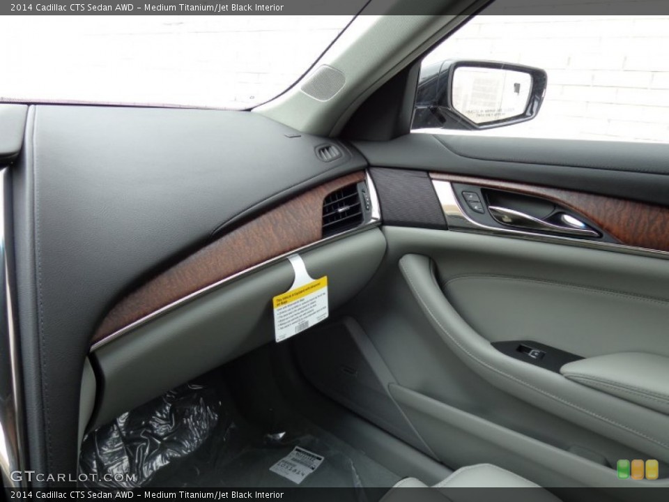 Medium Titanium/Jet Black Interior Dashboard for the 2014 Cadillac CTS Sedan AWD #91320721