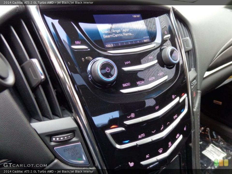 Jet Black/Jet Black Interior Controls for the 2014 Cadillac ATS 2.0L Turbo AWD #91321123