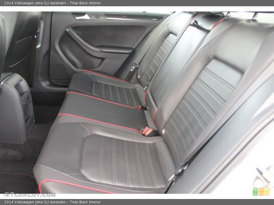 Titan Black Interior Rear Seat for the 2014 Volkswagen Jetta GLI Autobahn #91326990