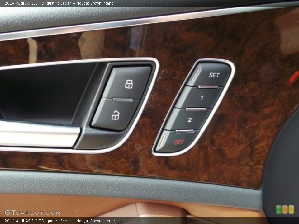 Nougat Brown Interior Controls for the 2014 Audi A6 3.0 TDI quattro Sedan #91336520