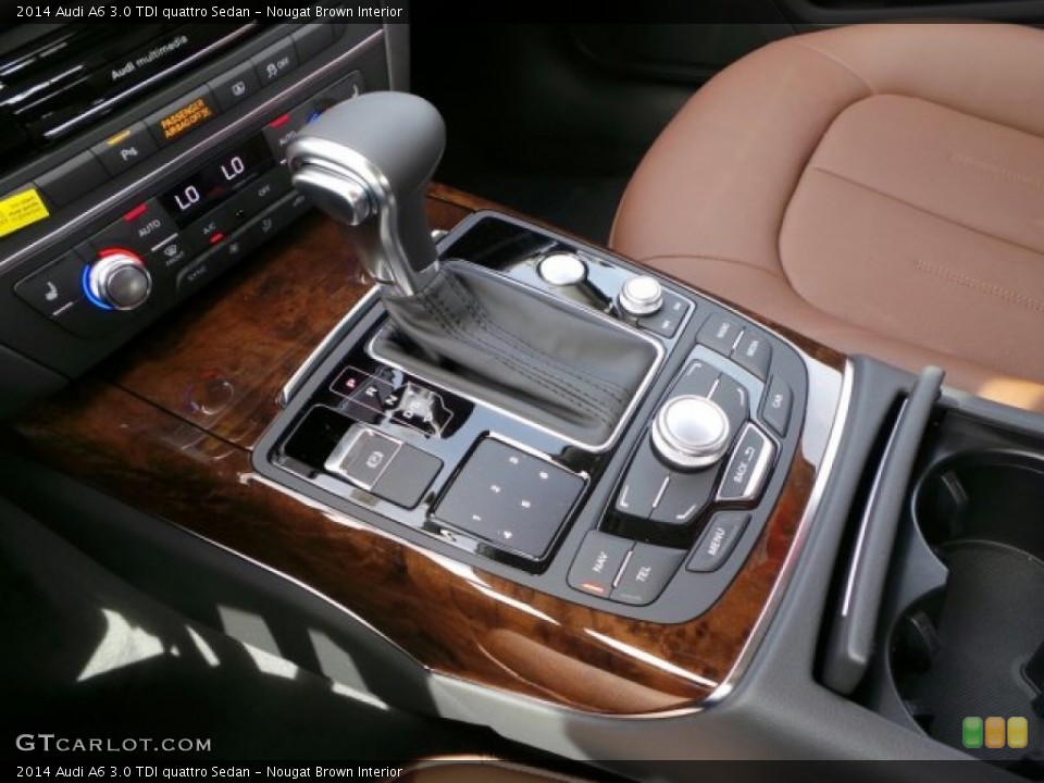 Nougat Brown Interior Transmission for the 2014 Audi A6 3.0 TDI quattro Sedan #91336575