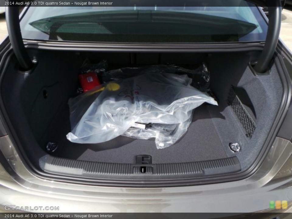Nougat Brown Interior Trunk for the 2014 Audi A6 3.0 TDI quattro Sedan #91336947