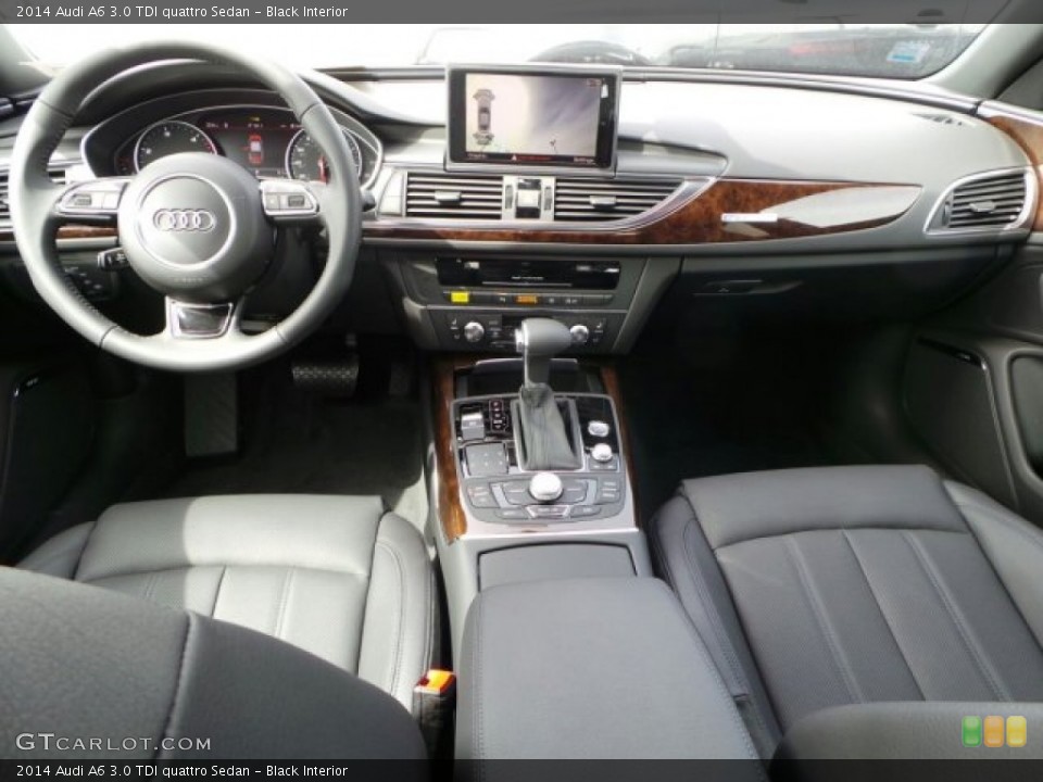 Black Interior Dashboard for the 2014 Audi A6 3.0 TDI quattro Sedan #91337744