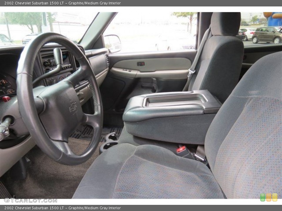 Graphite/Medium Gray Interior Photo for the 2002 Chevrolet Suburban 1500 LT #91339070