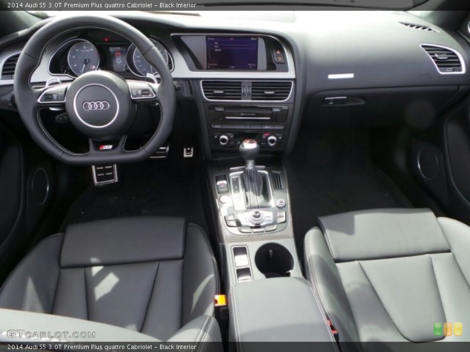 Black Interior Dashboard for the 2014 Audi S5 3.0T Premium Plus quattro Cabriolet #91339603