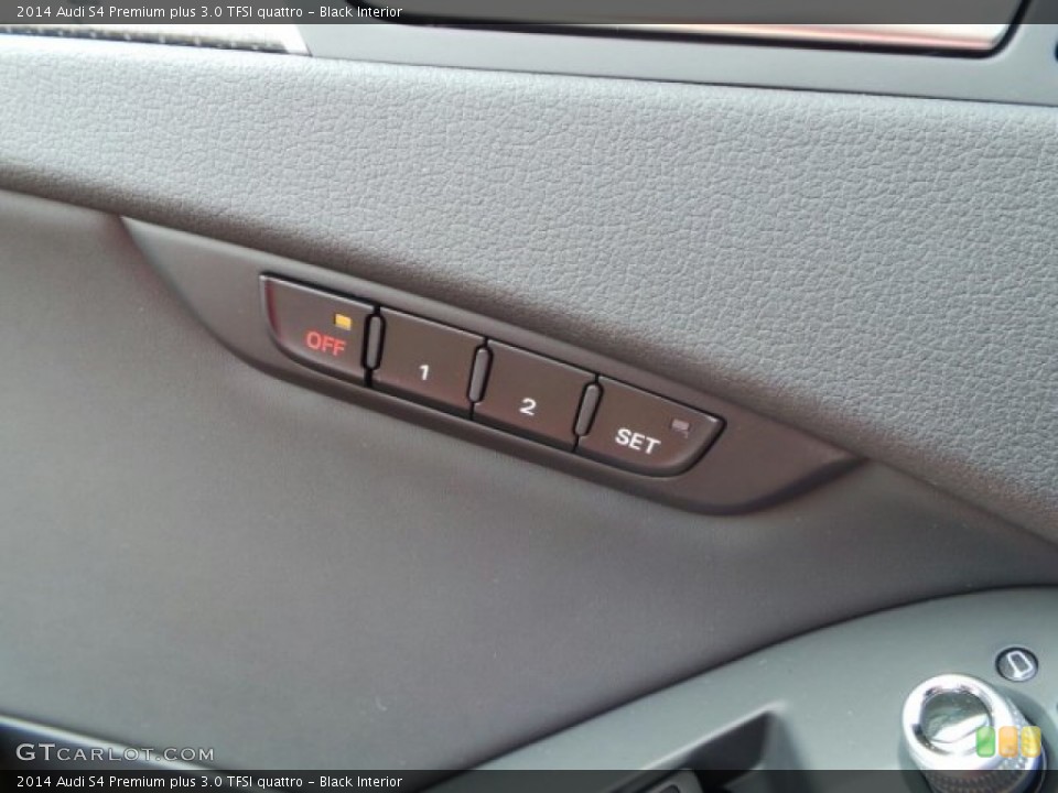 Black Interior Controls for the 2014 Audi S4 Premium plus 3.0 TFSI quattro #91341220