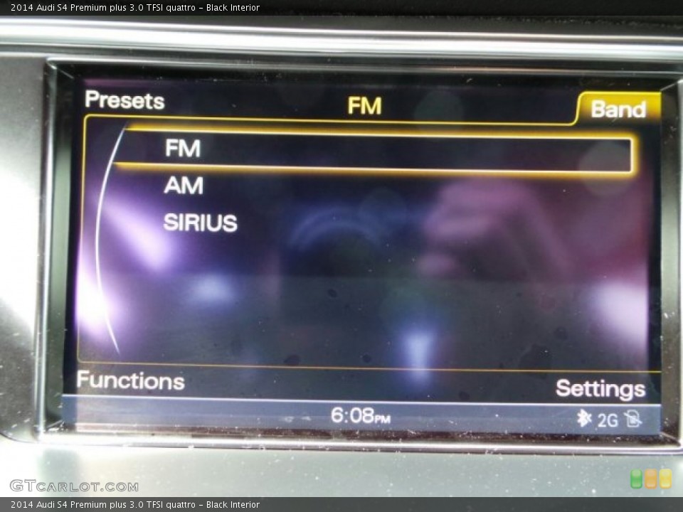 Black Interior Audio System for the 2014 Audi S4 Premium plus 3.0 TFSI quattro #91341521
