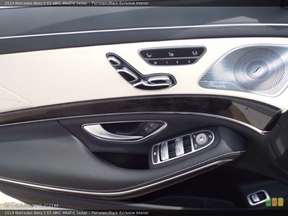 Porcelain/Black Exclusive Interior Door Panel for the 2014 Mercedes-Benz S 63 AMG 4MATIC Sedan #91341635