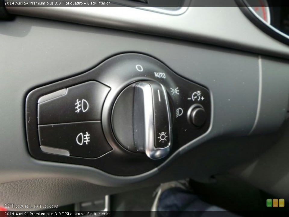 Black Interior Controls for the 2014 Audi S4 Premium plus 3.0 TFSI quattro #91341650