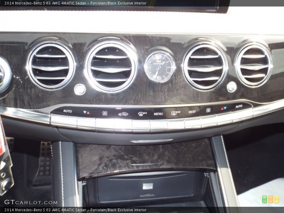 Porcelain/Black Exclusive Interior Controls for the 2014 Mercedes-Benz S 63 AMG 4MATIC Sedan #91341830