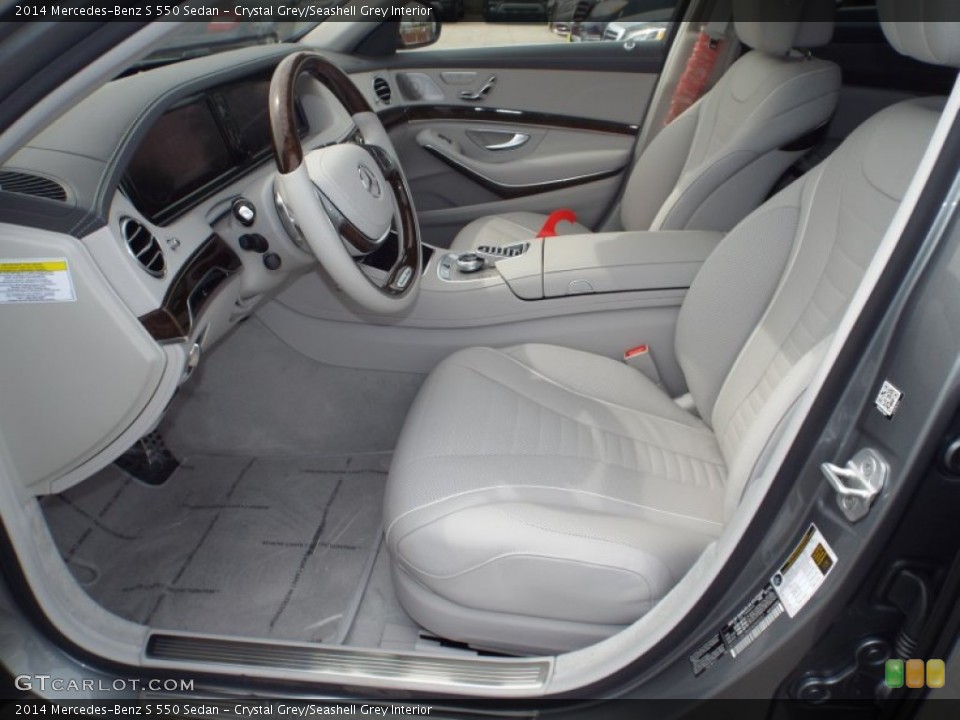 Crystal Grey/Seashell Grey Interior Photo for the 2014 Mercedes-Benz S 550 Sedan #91342382