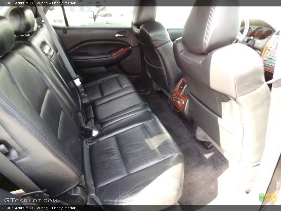 Ebony Interior Rear Seat for the 2005 Acura MDX Touring #91342397
