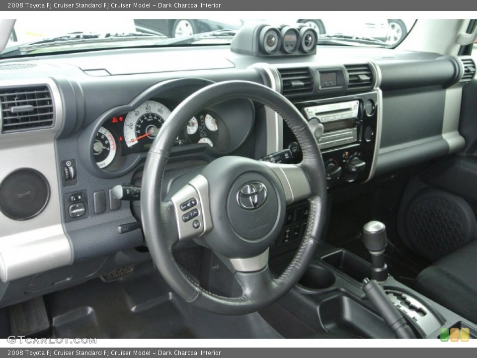 Dark Charcoal Interior Dashboard for the 2008 Toyota FJ Cruiser  #91347014