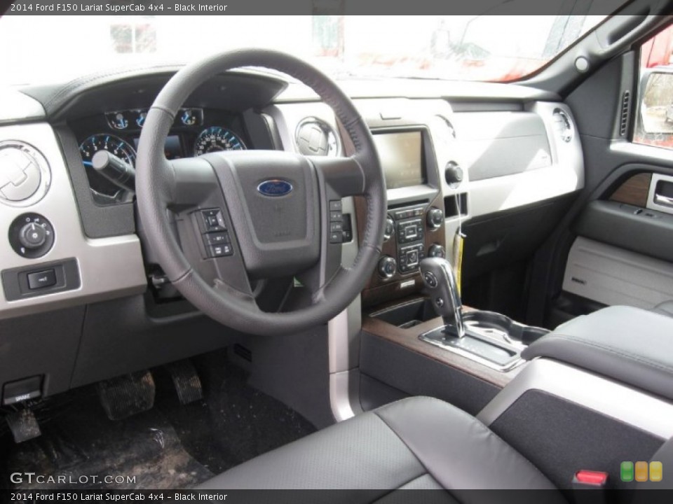 Black Interior Photo for the 2014 Ford F150 Lariat SuperCab 4x4 #91352895