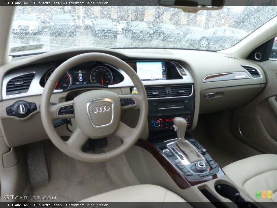Cardamom Beige Interior Photo for the 2011 Audi A4 2.0T quattro Sedan #91366069