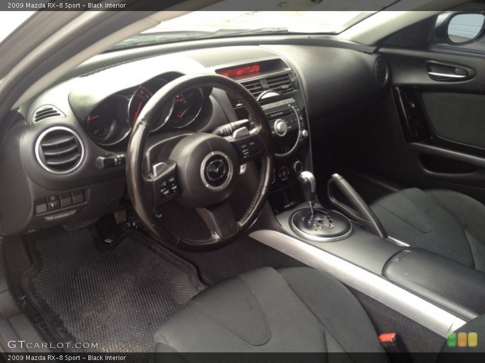 Black 2009 Mazda RX-8 Interiors