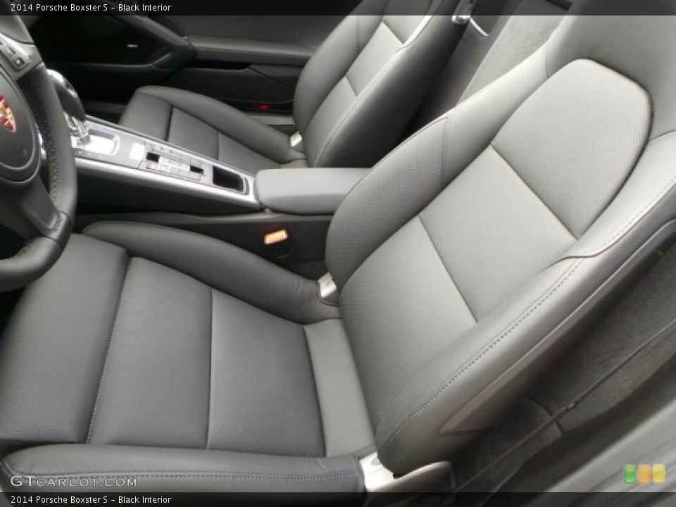 Black Interior Front Seat for the 2014 Porsche Boxster S #91373359