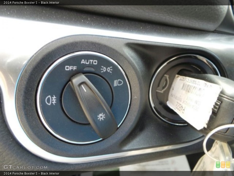 Black Interior Controls for the 2014 Porsche Boxster S #91373605