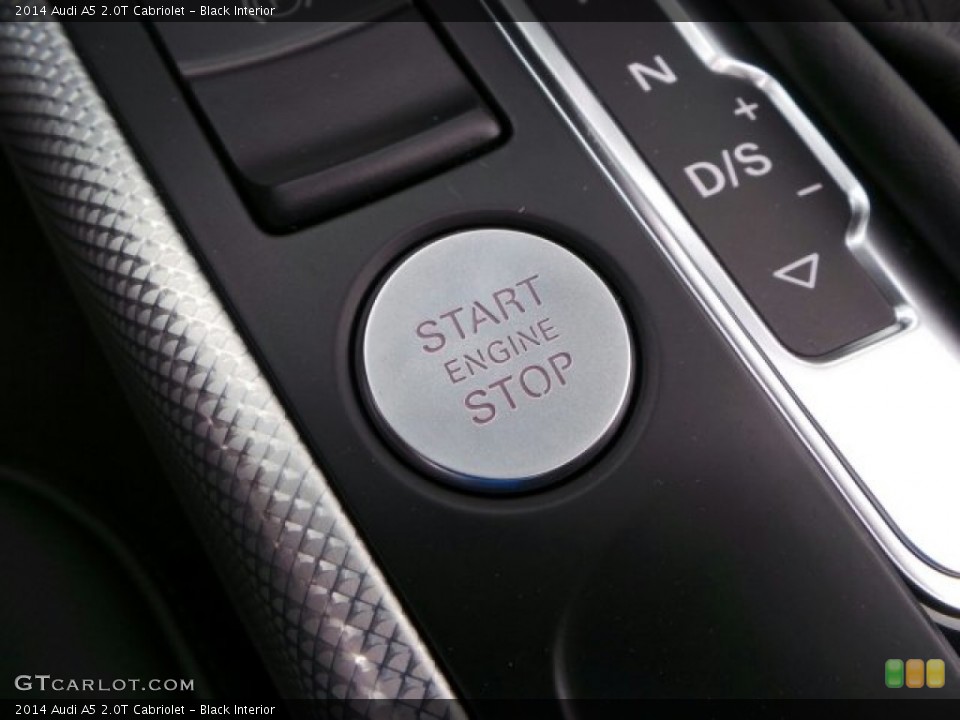 Black Interior Controls for the 2014 Audi A5 2.0T Cabriolet #91375133