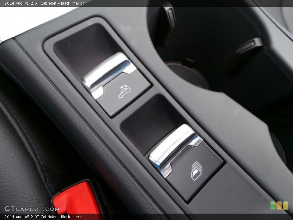 Black Interior Controls for the 2014 Audi A5 2.0T Cabriolet #91375150