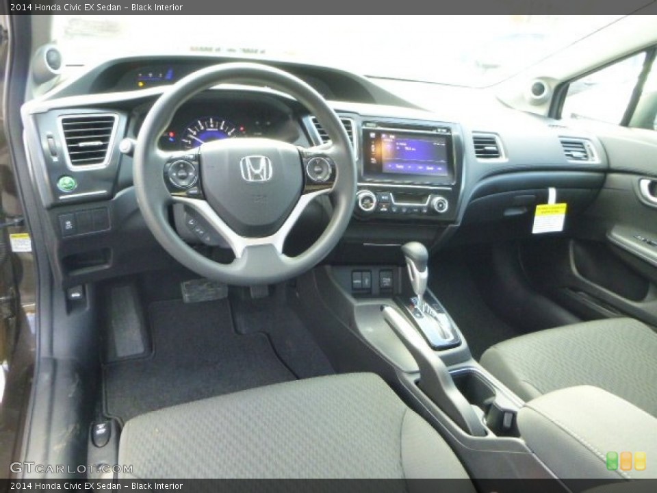 Black Interior Photo for the 2014 Honda Civic EX Sedan #91378240