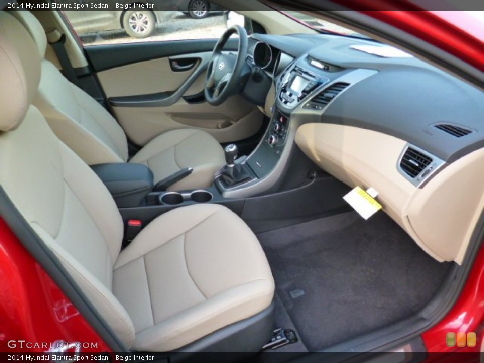 Beige Interior Photo for the 2014 Hyundai Elantra Sport Sedan #91378567