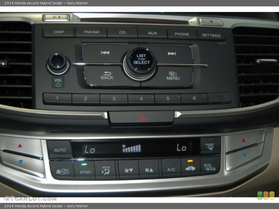 Ivory Interior Controls for the 2014 Honda Accord Hybrid Sedan #91386535