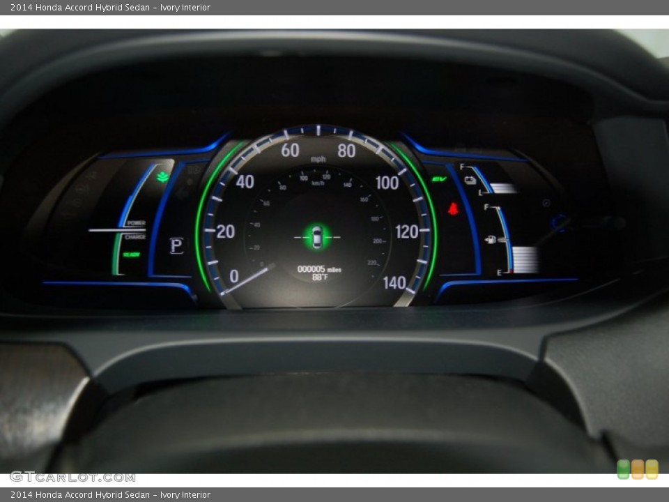 Ivory Interior Gauges for the 2014 Honda Accord Hybrid Sedan #91386622
