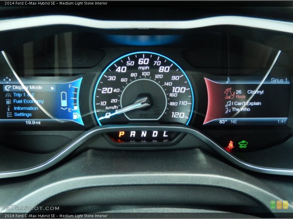Medium Light Stone Interior Gauges for the 2014 Ford C-Max Hybrid SE #91396015