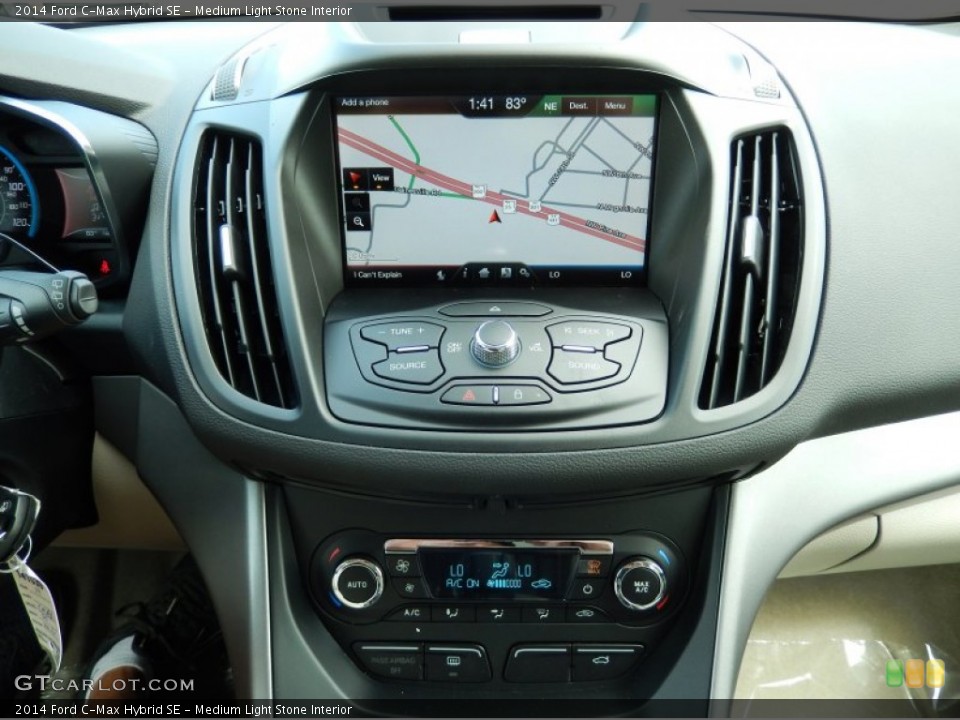 Medium Light Stone Interior Navigation for the 2014 Ford C-Max Hybrid SE #91396036