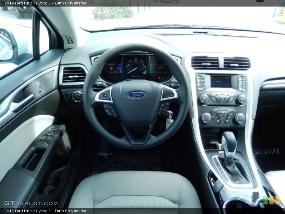 Earth Gray Interior Dashboard for the 2014 Ford Fusion Hybrid S #91396756