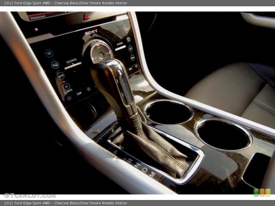 Charcoal Black/Silver Smoke Metallic Interior Transmission for the 2012 Ford Edge Sport AWD #91405123