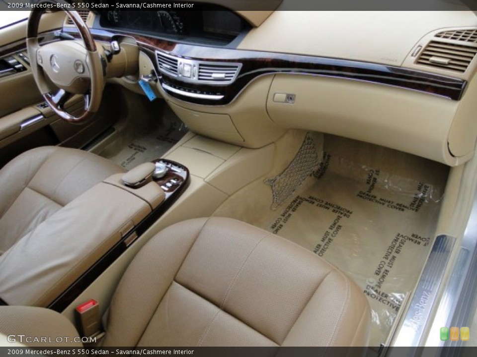 Savanna/Cashmere Interior Photo for the 2009 Mercedes-Benz S 550 Sedan #91406884