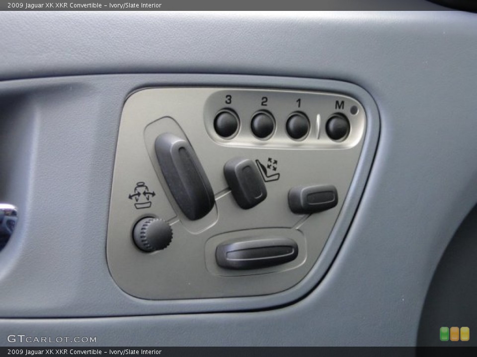 Ivory/Slate Interior Controls for the 2009 Jaguar XK XKR Convertible #91406986