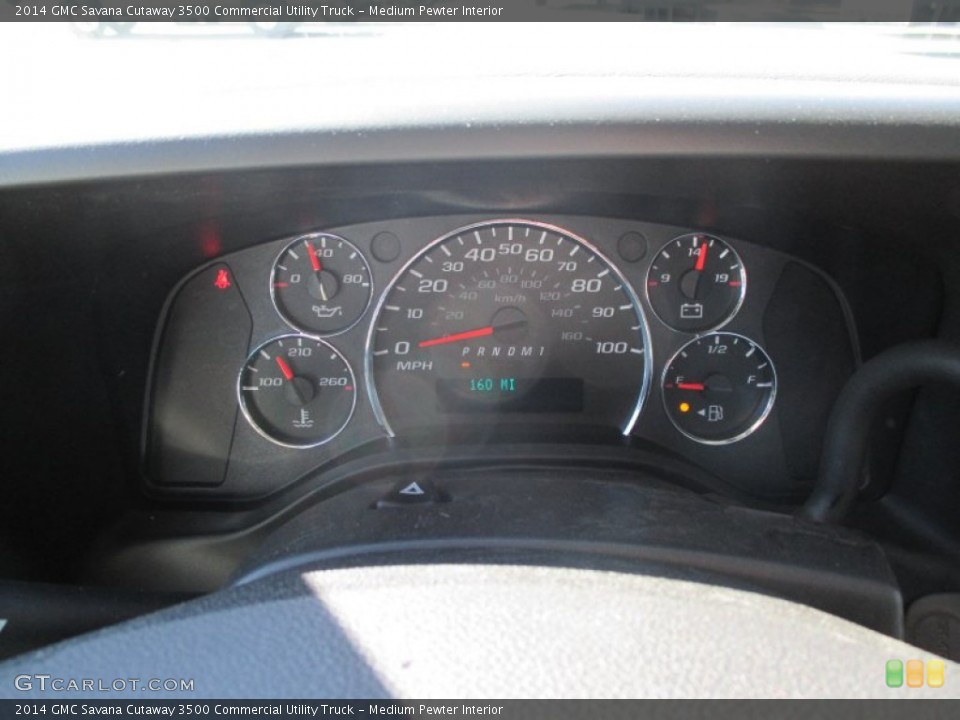 Medium Pewter Interior Gauges for the 2014 GMC Savana Cutaway 3500 Commercial Utility Truck #91408682