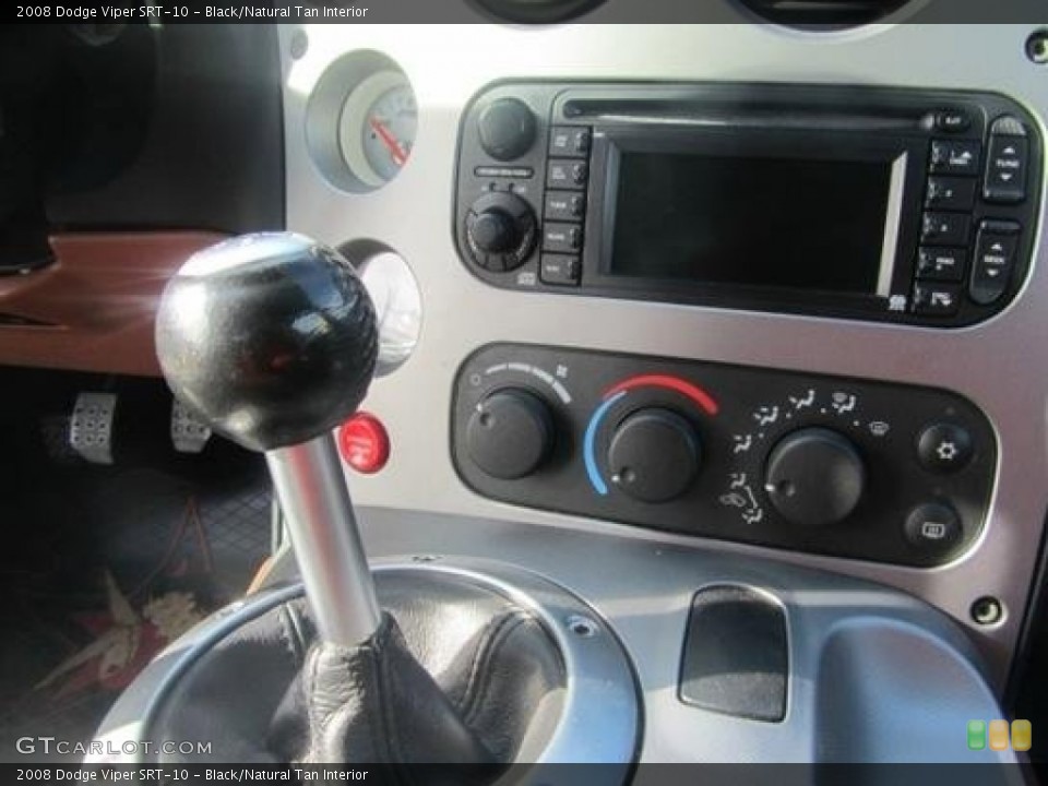 Black/Natural Tan Interior Controls for the 2008 Dodge Viper SRT-10 #91409549