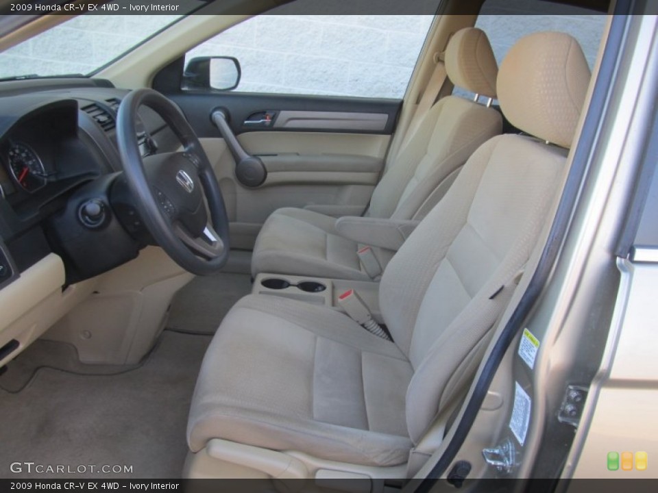 Ivory Interior Photo for the 2009 Honda CR-V EX 4WD #91410185